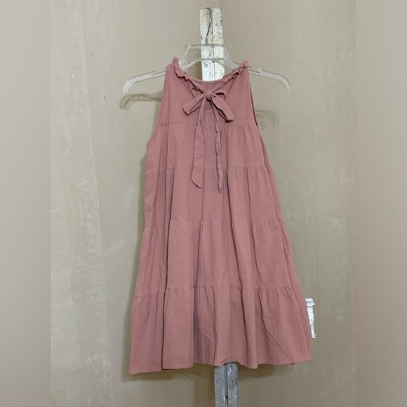 SHEIN DUSTY ROSE SLEEVELESS SWING DRESS SZ SMALL - Picture 4 of 7